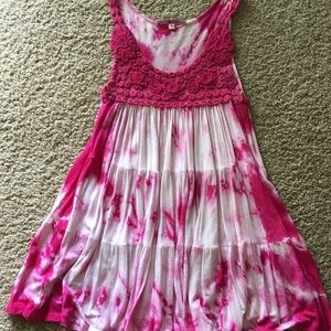 Tie dye babydoll tank